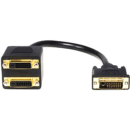 StarTech 1' DVI-D Male to 2x DVI-D Female Digital Video Splitter Cable StarTech 1' DVI-D Male to 2x DVI-D Female Digital Video Splitter Cable
